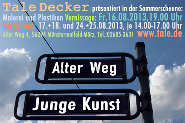 Alter Weg-Junge Kunst